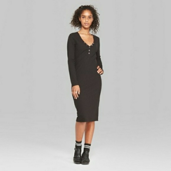 Long Sleeve Ribbed Heanley Dress | Poshmark